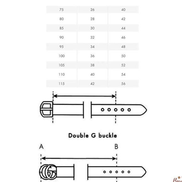 Gucci GG with Double Buckle Canvas Leather Belt size 30 85 gold brown supreme og - Picture 7 of 10